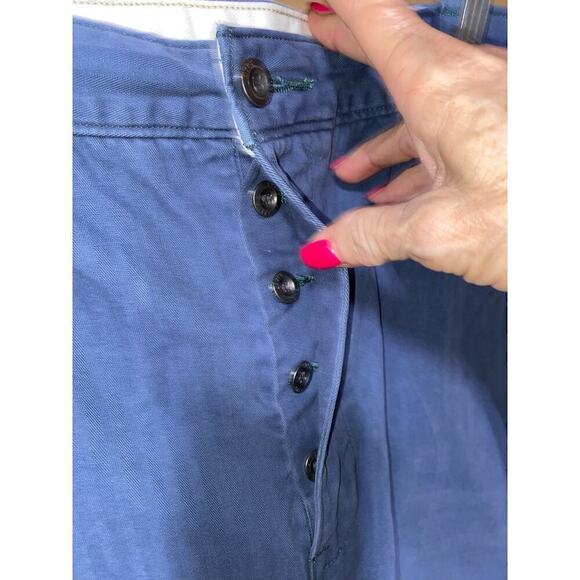 Blue Levi Strauss shorts Original Riveted, button up Y2K vintage  SZ 38 waist - Picture 3 of 10